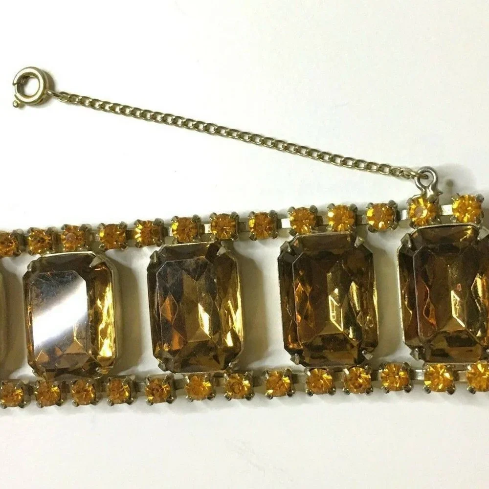 "ORIGINAL BY ROBERT" VINTAGE Hollywood Necklace and Bracelet Set - Picture 7 of 12